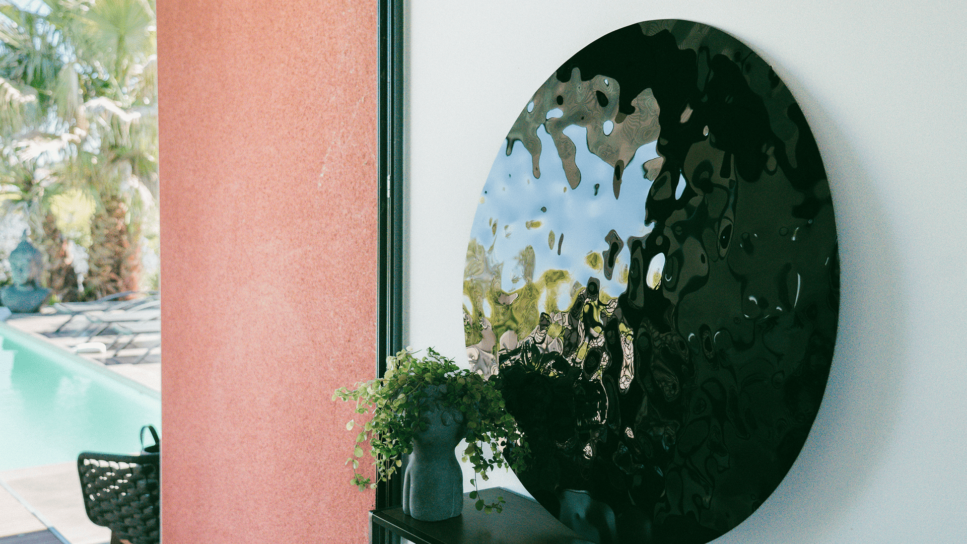 Miroir Mirage couleur noir